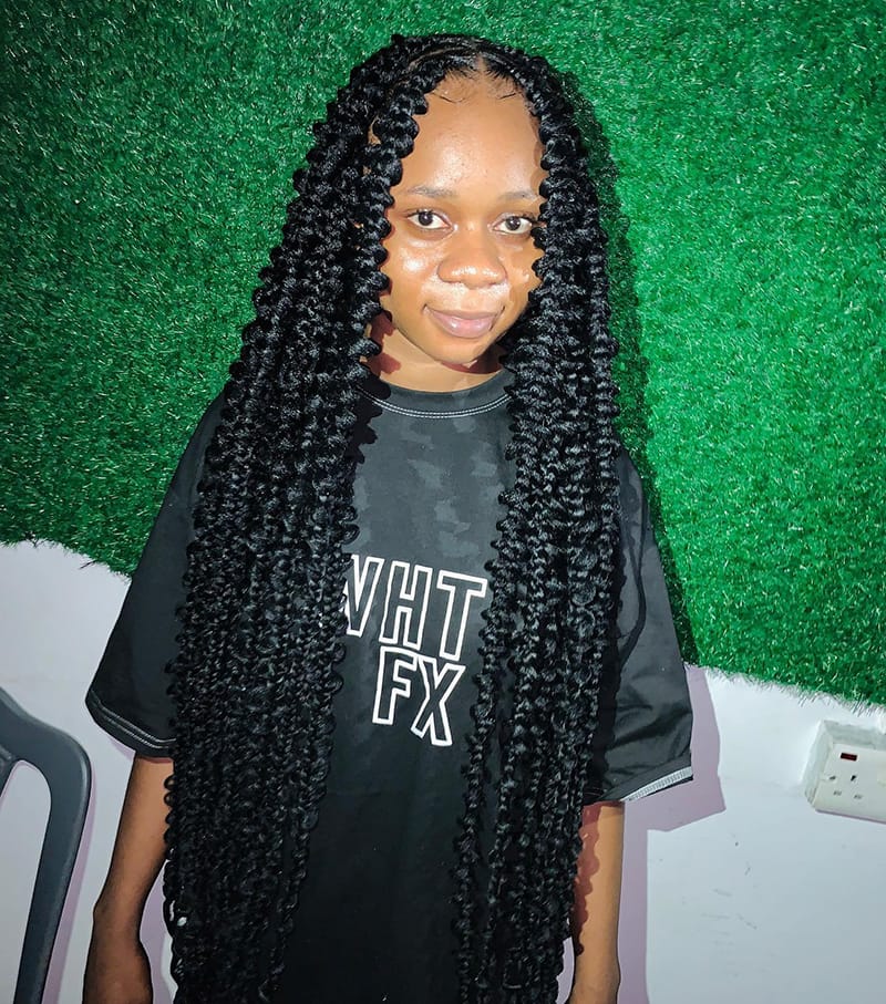Hip-Length Butterfly Braids