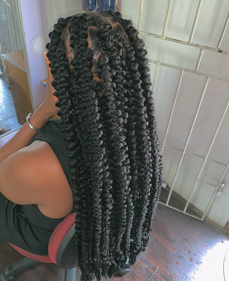Hip-Length Butterfly Braids