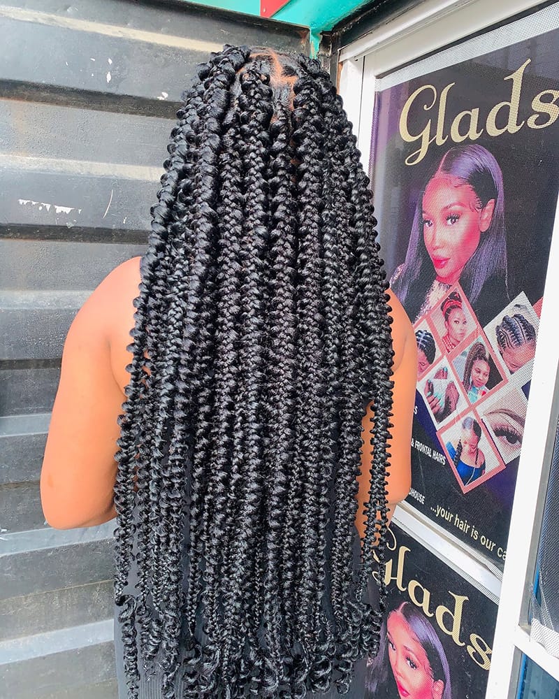 Hip-Length Butterfly Braids