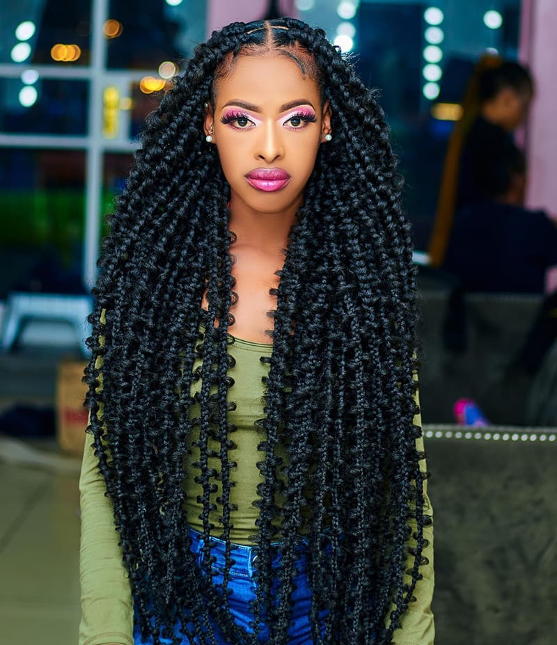Hip-Length Butterfly Braids