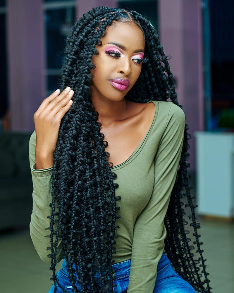 Hip-Length Butterfly Braids