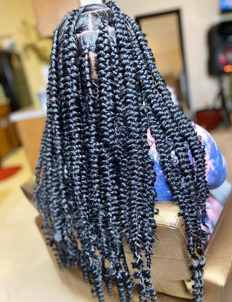 Knotless Butterfly Braids