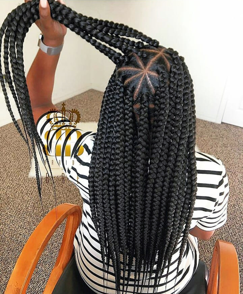 Long Jumbo Box Braids