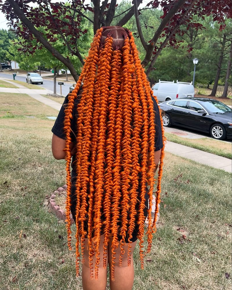 Super-Long Butterfly Braids