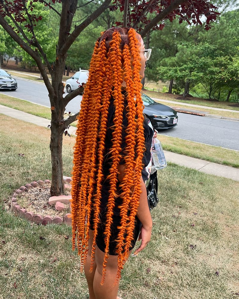 Super-Long Butterfly Braids