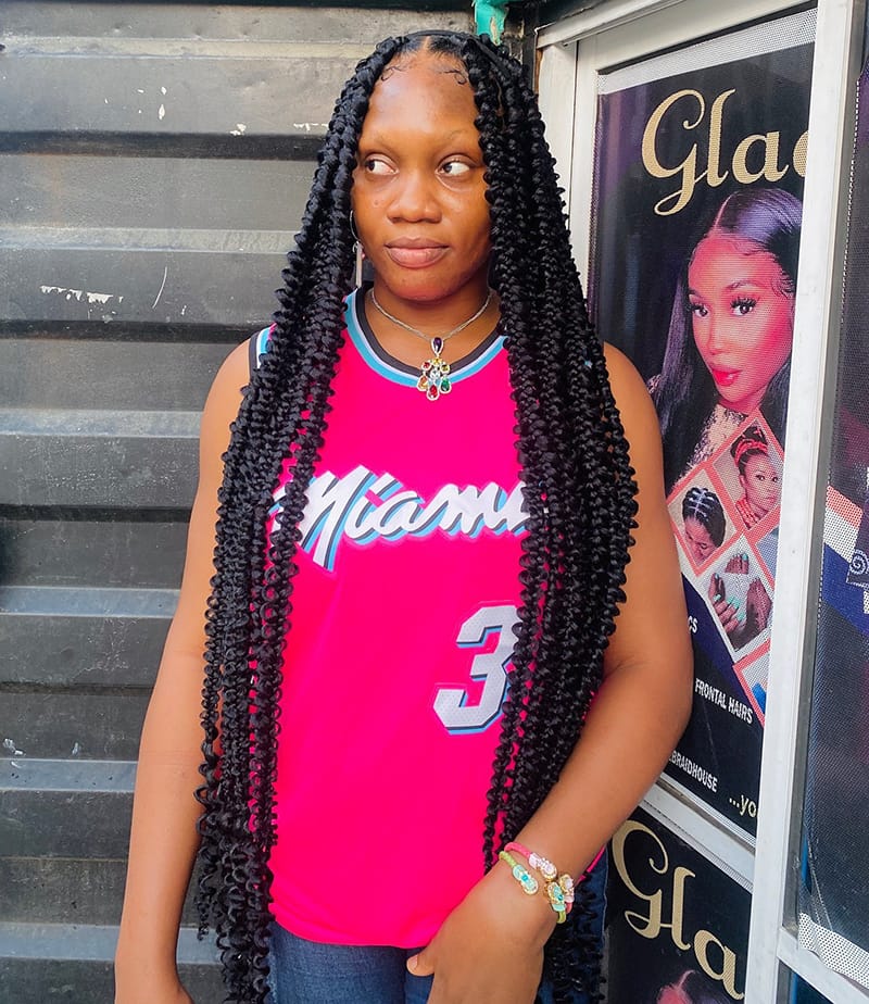 Super-Long Butterfly Braids