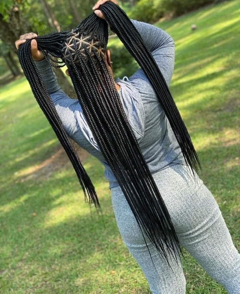 Triangle Box Braids