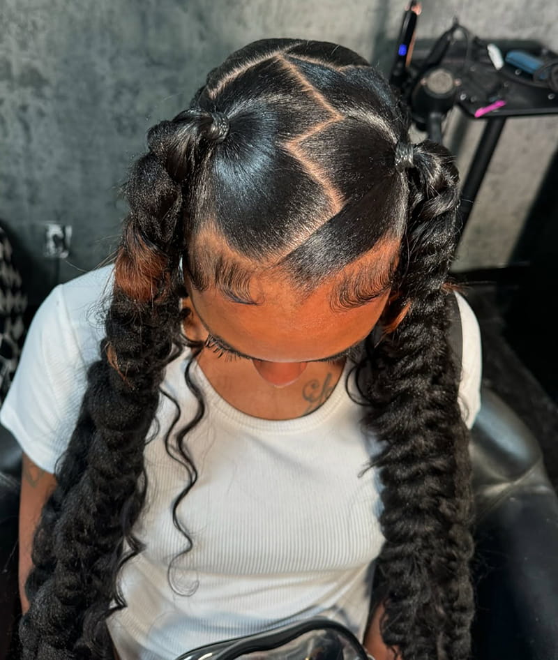 Zigzag Butterfly Braids