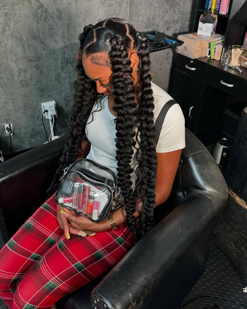 Zigzag Butterfly Braids