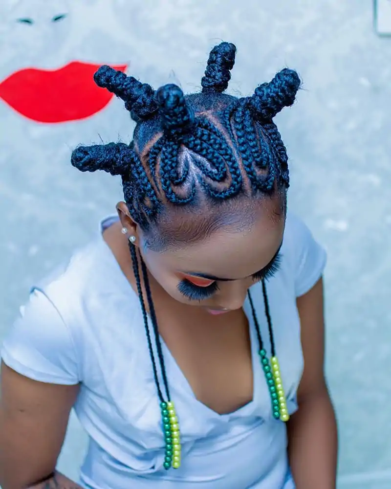 Birthday Bantu Knots Hairstyles