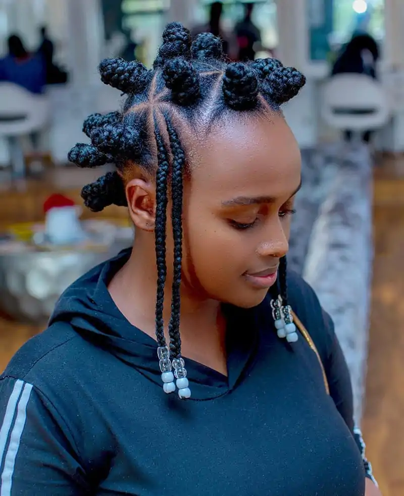 Birthday Bantu Knots Hairstyles