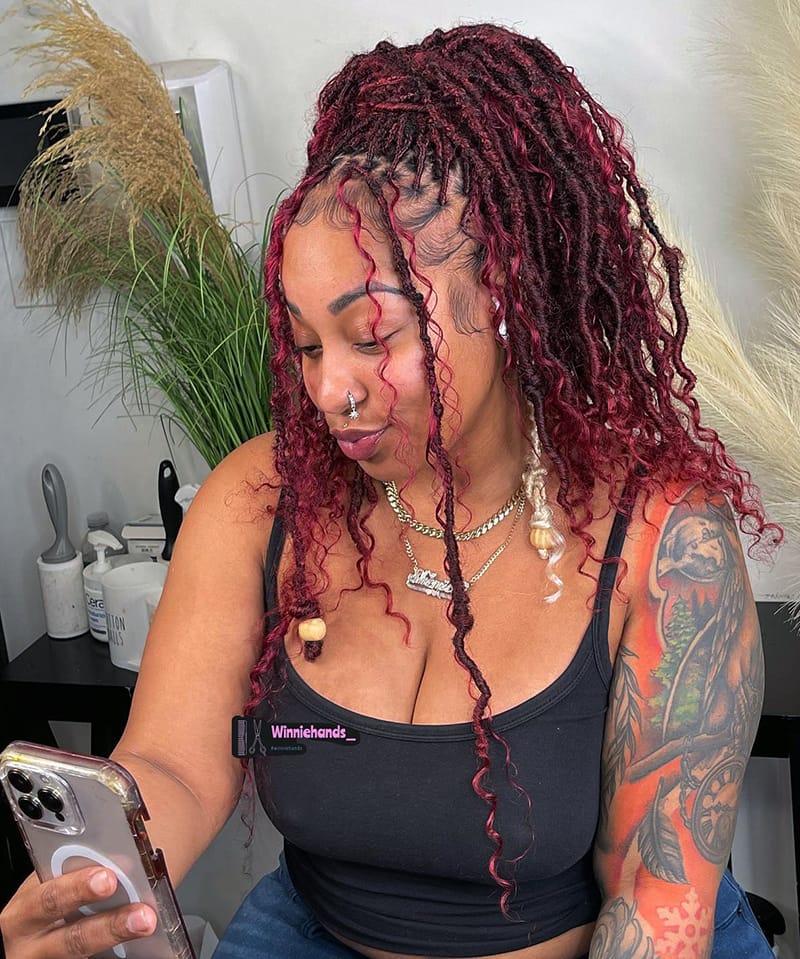 Birthday Boho Locs Hairstyles