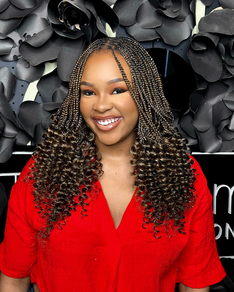 Boho Braids Birthday Hairstyles for Black Women