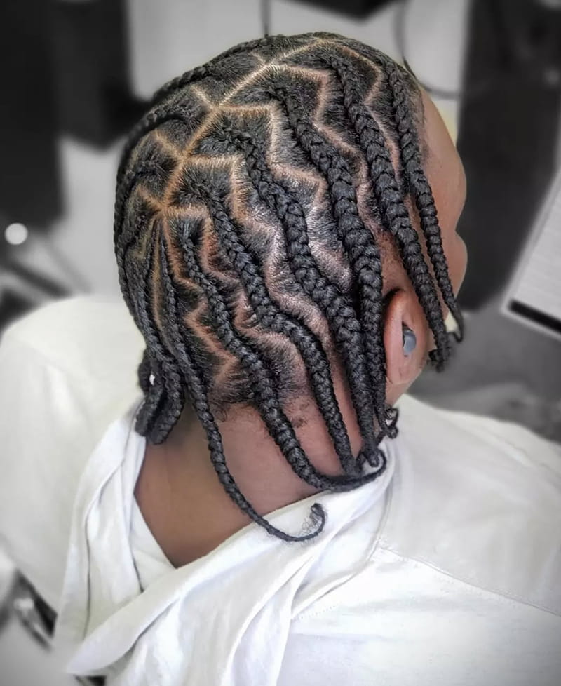 Cornrow Waves Side View