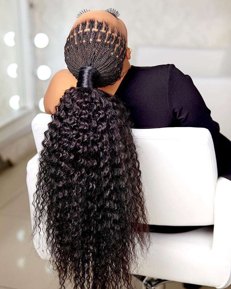 Genie Ponytail Hairstyles for African American Women
