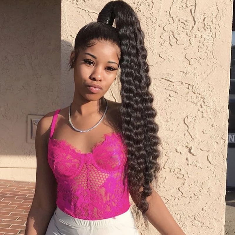 Genie Ponytail Hairstyles for African American Women