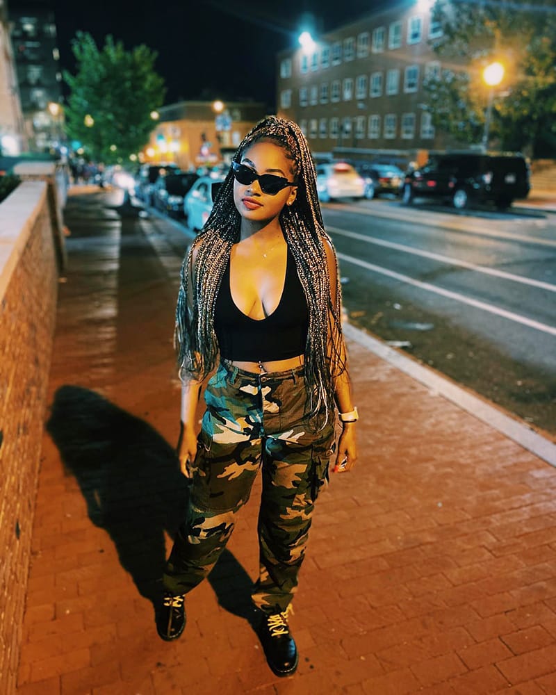 Long Box Braids Ponytail for Stunning Look
