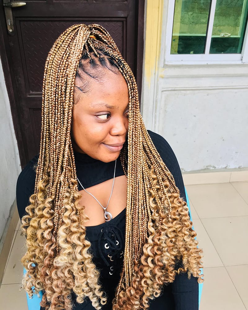 Long Box Braids Ponytail for Stunning Look