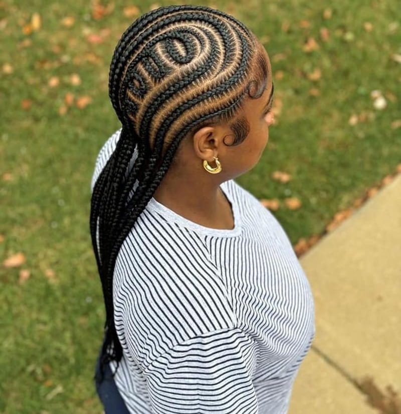 Long Cornrow Braids
