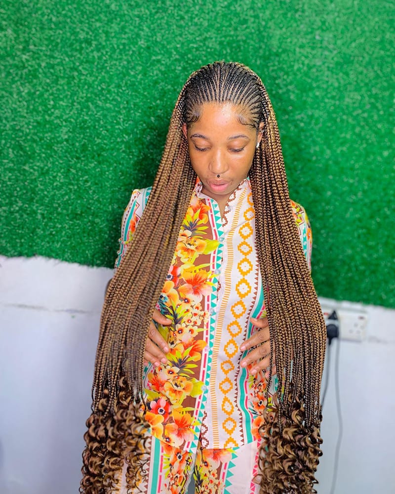 Long Cornrow Braids