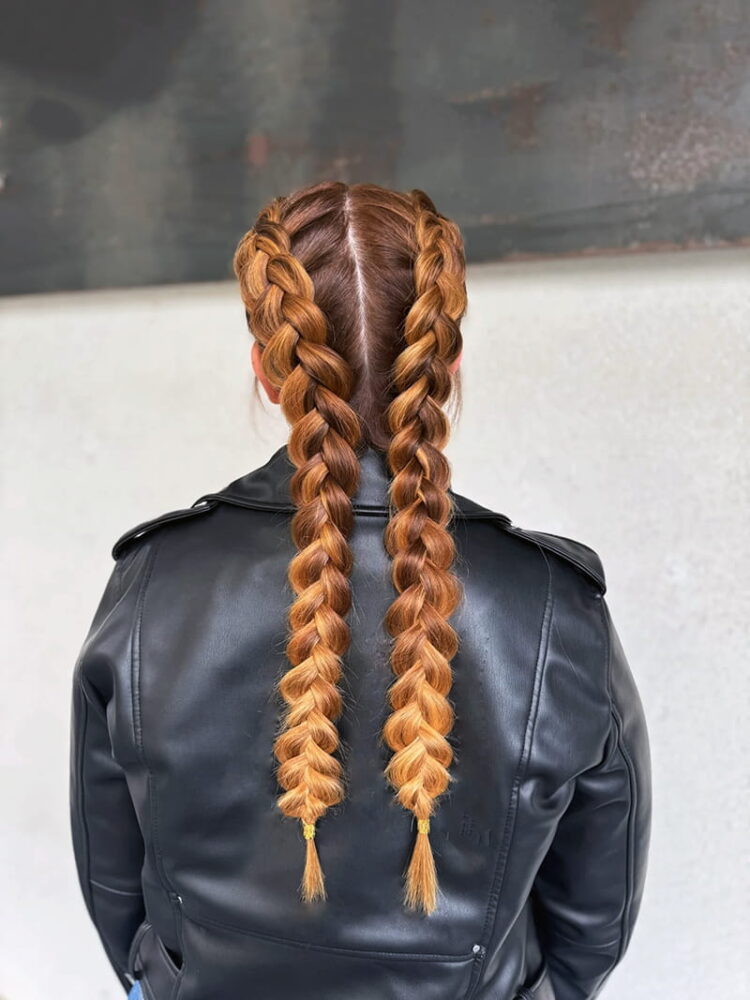 Long French Braids Hairstyles for African American Women