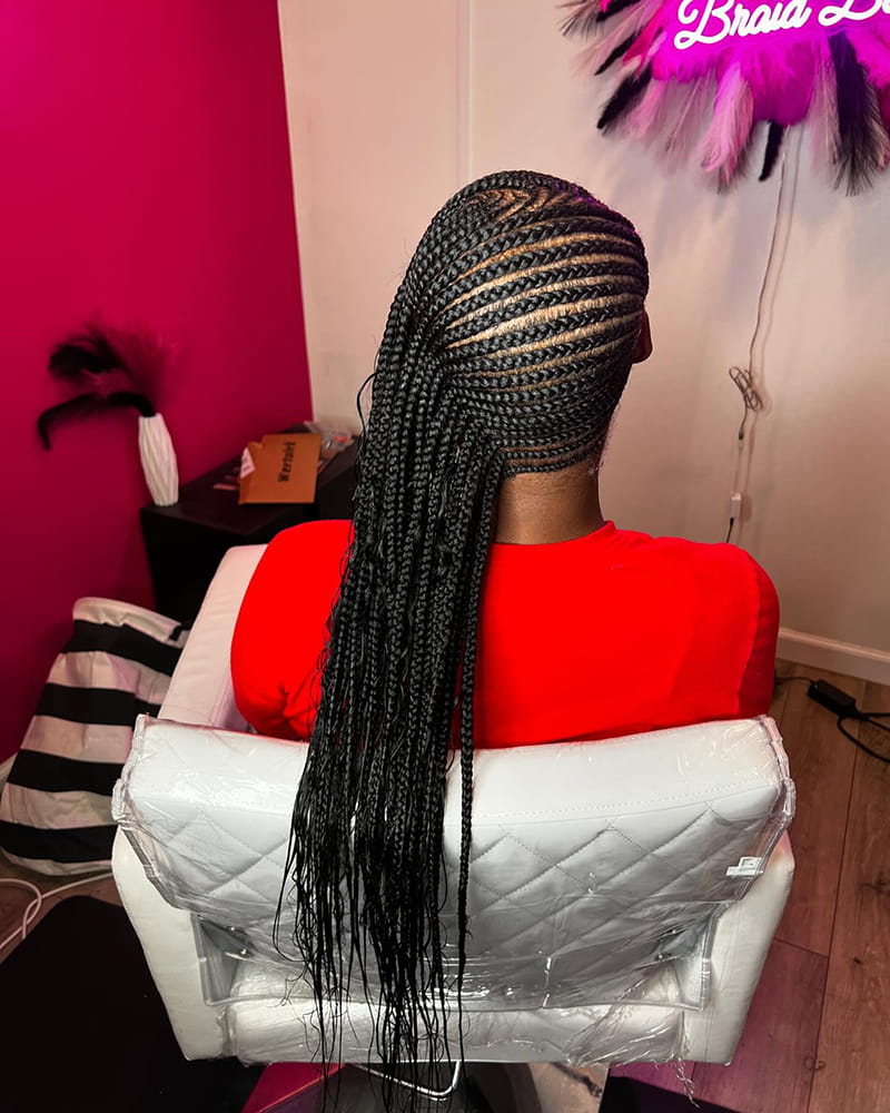 Long Lemonade Braids for Black Women