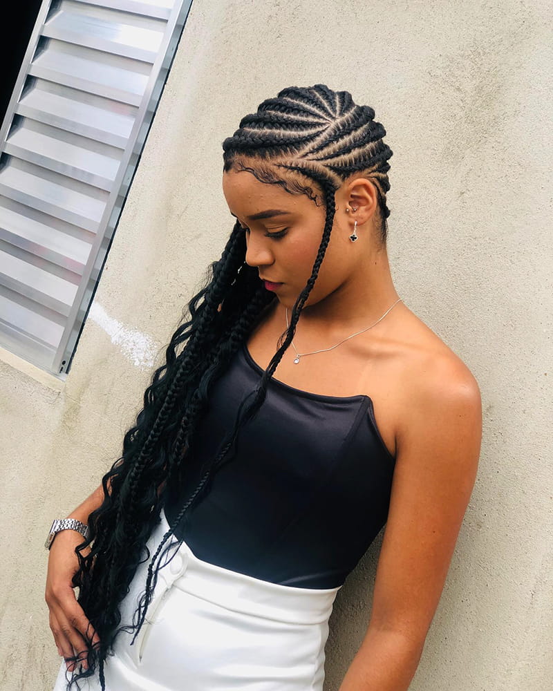 Long Lemonade Braids for Black Women
