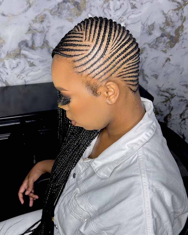 Long Lemonade Braids for Black Women