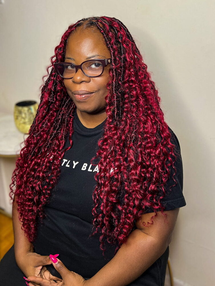 Long Locs hairstyles with Different Colors