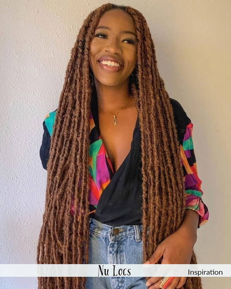 Long Locs hairstyles with Different Colors