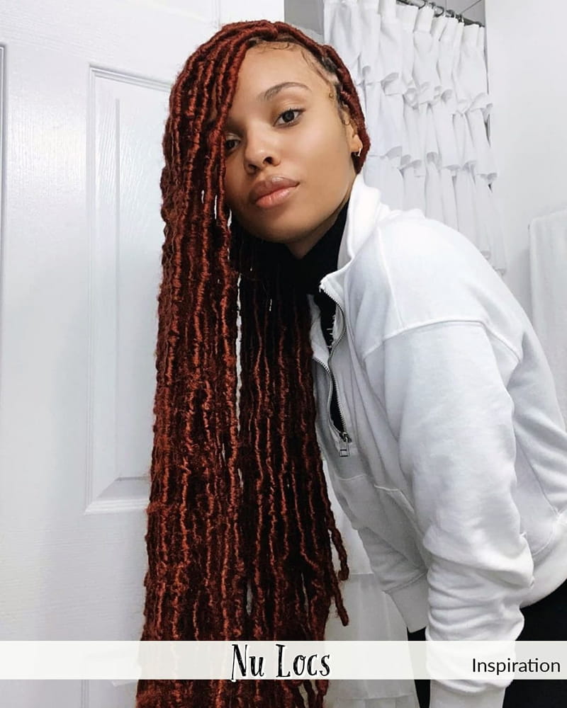 Long Locs hairstyles with Different Colors