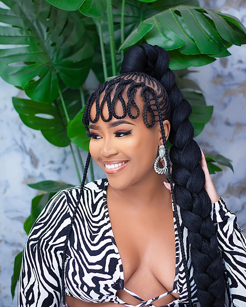 Long Sigle Braid Ponytail for Women
