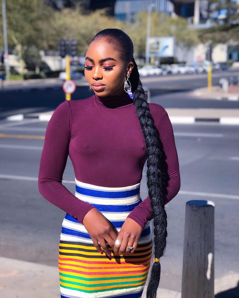 Long Sigle Braid Ponytail for Women