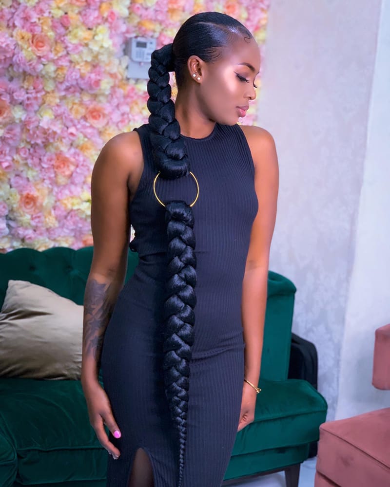 Long Sigle Braid Ponytail for Women