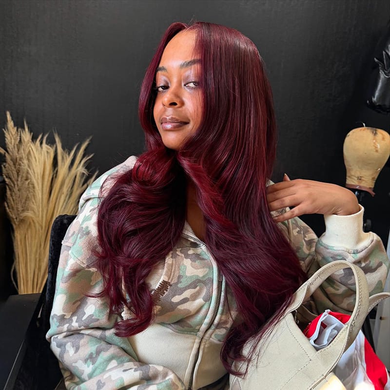 Long Straight Hairstyles with Different Colors