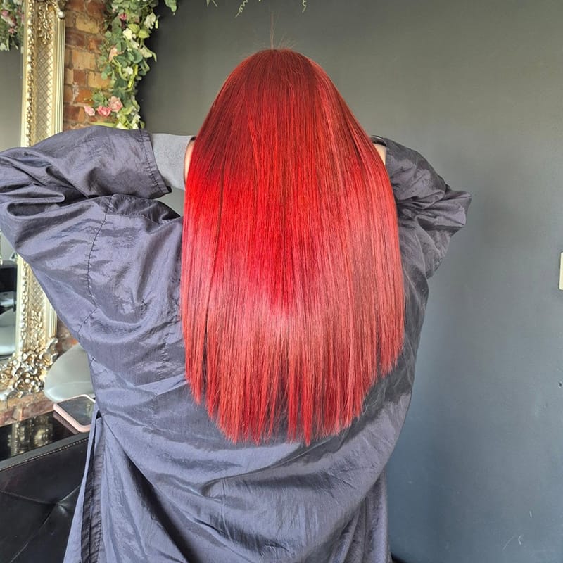 Long Straight Hairstyles with Different Colors