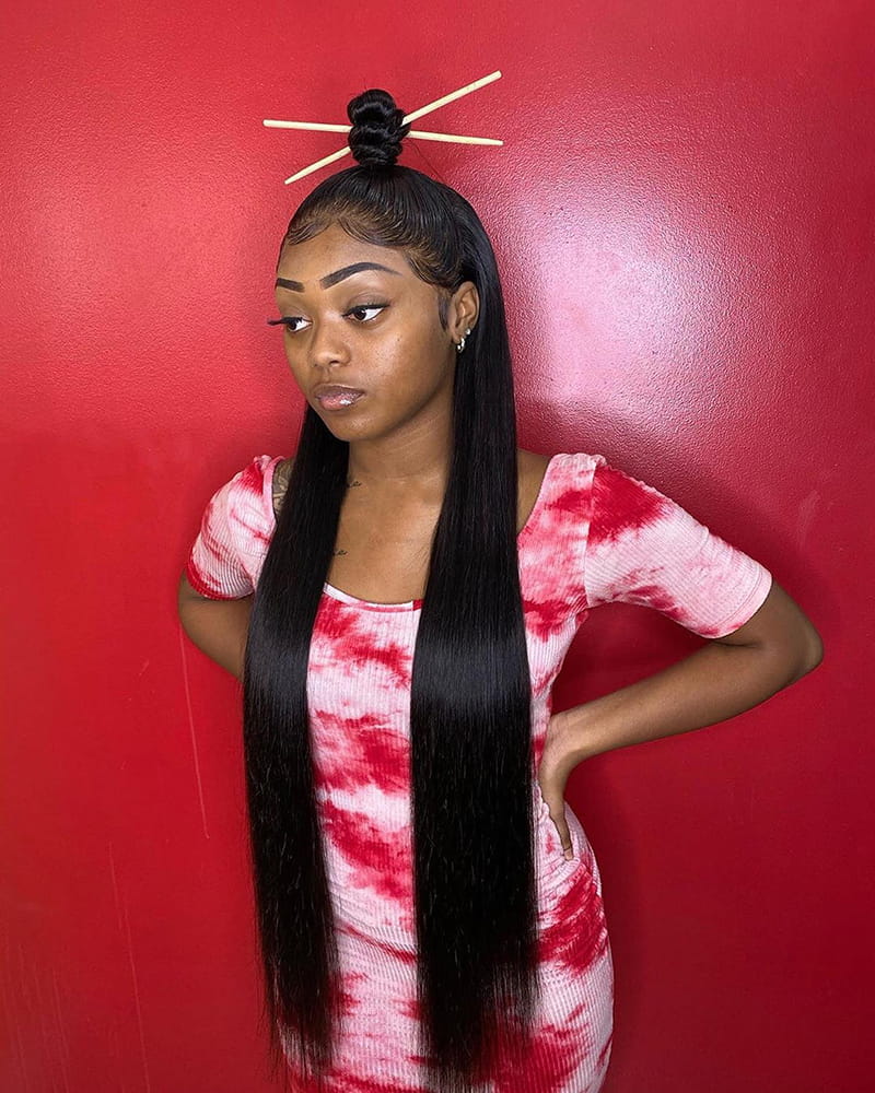 Long Straight Hairstyles for Black Women