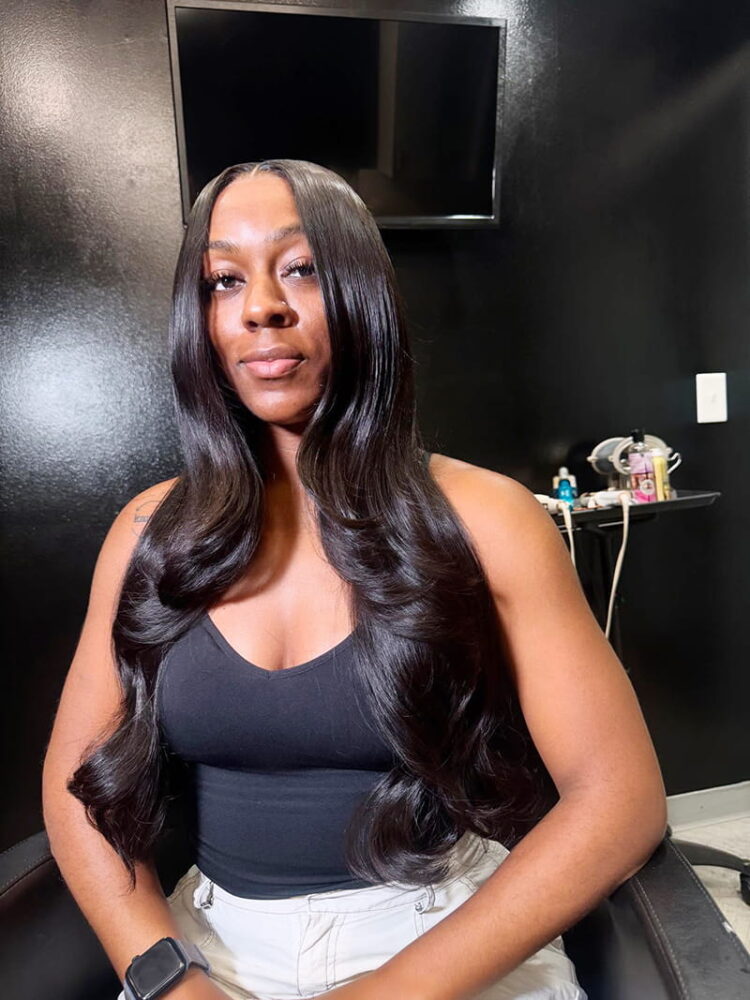 Long Straight Hairstyles for Black Women