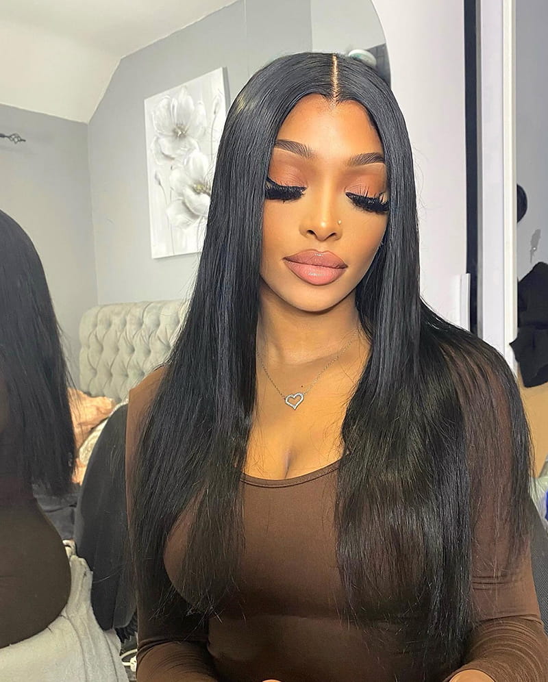 Long Straight Hairstyles for Black Women