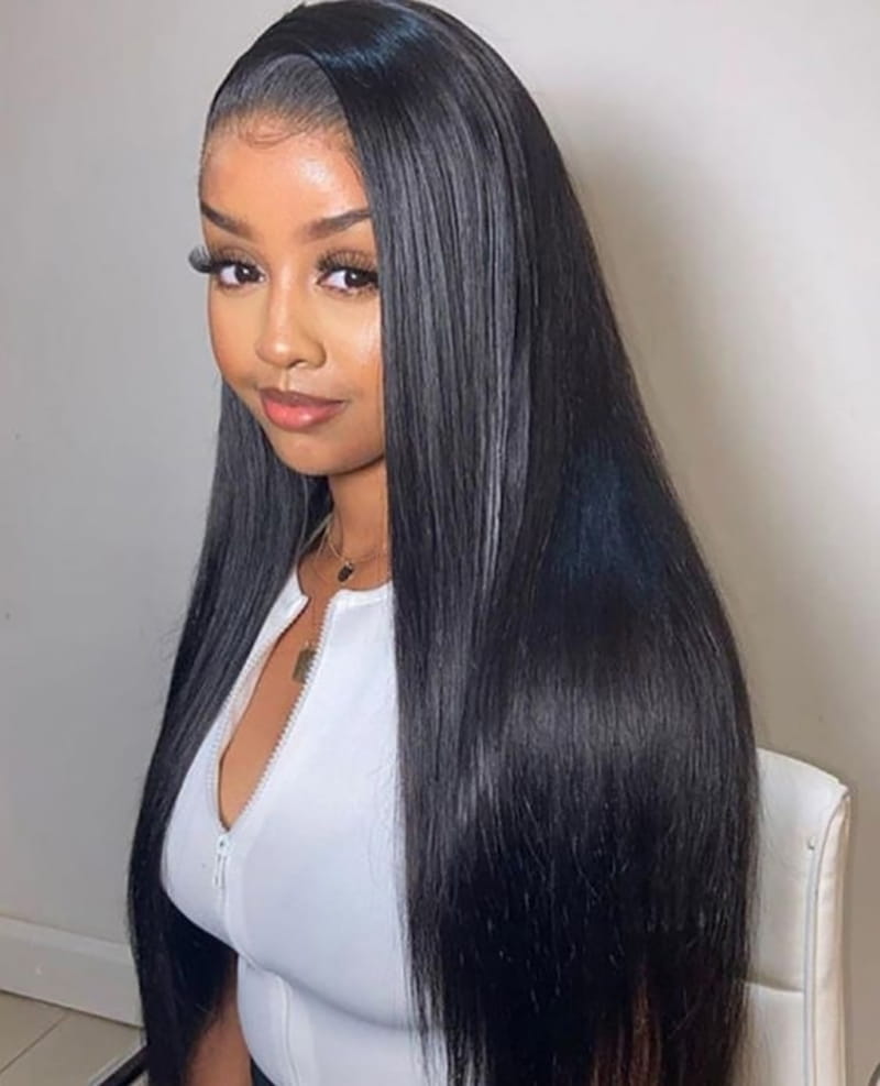 Long Straight Hairstyles for Black Women