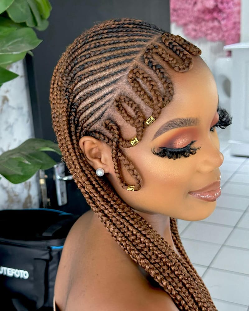 Long Tribal Braids Hairstyles
