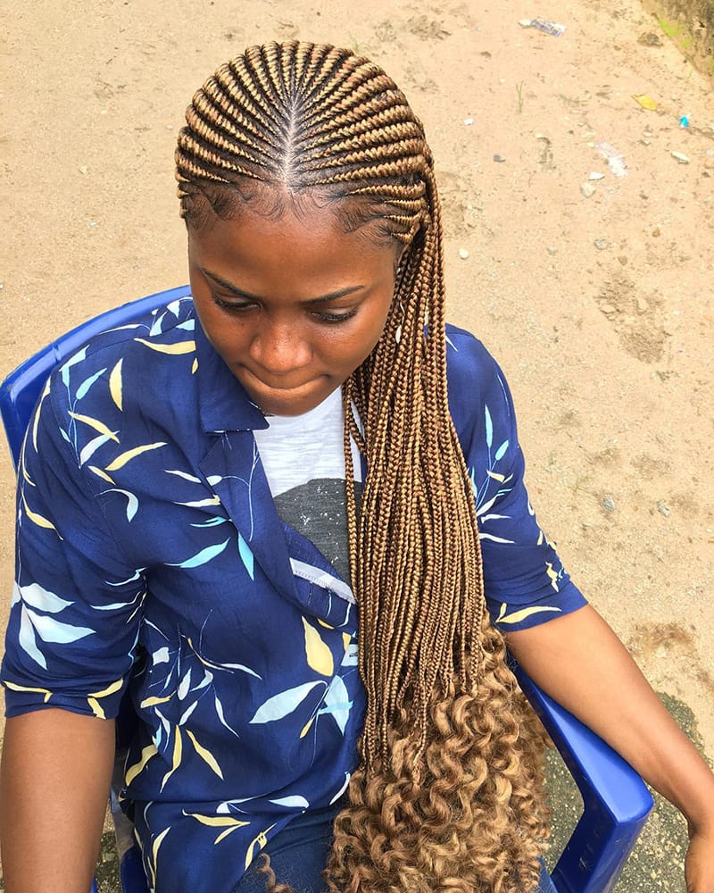 Long Tribal Braids Hairstyles