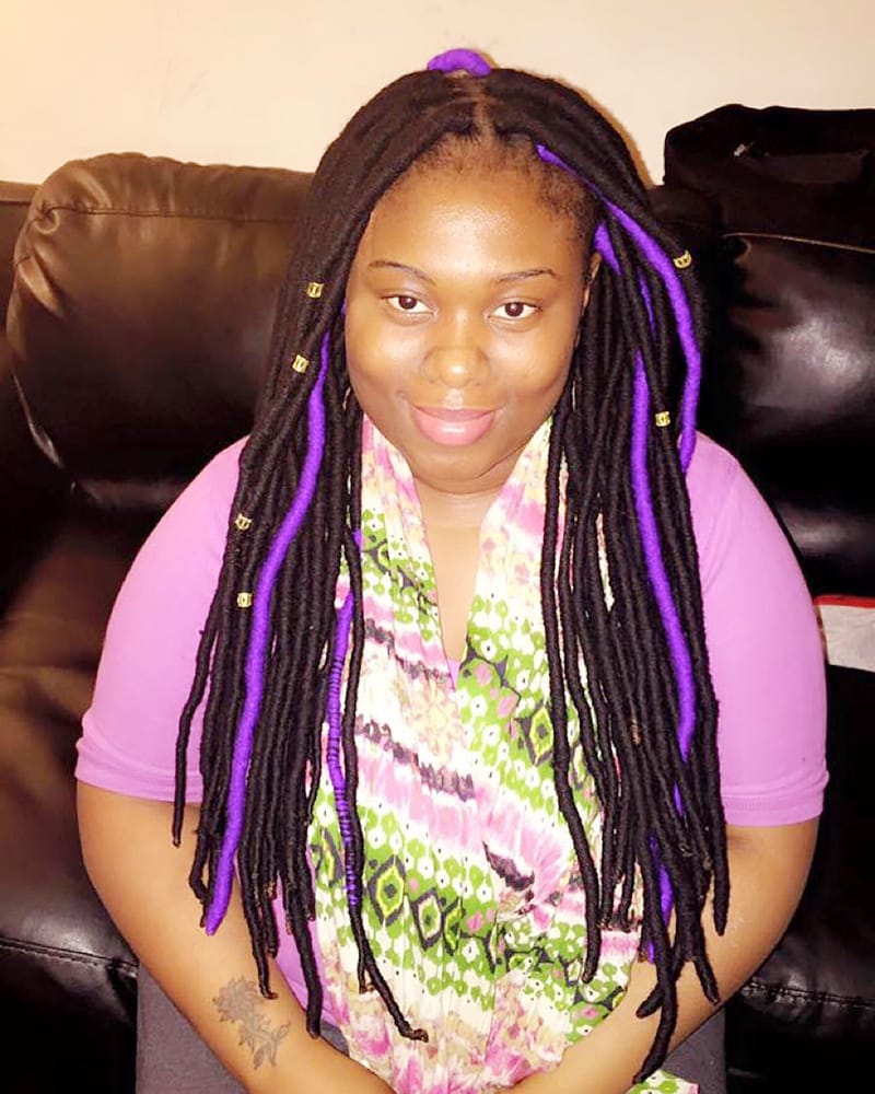 Long Yarn Locs as Protective Hairstyle