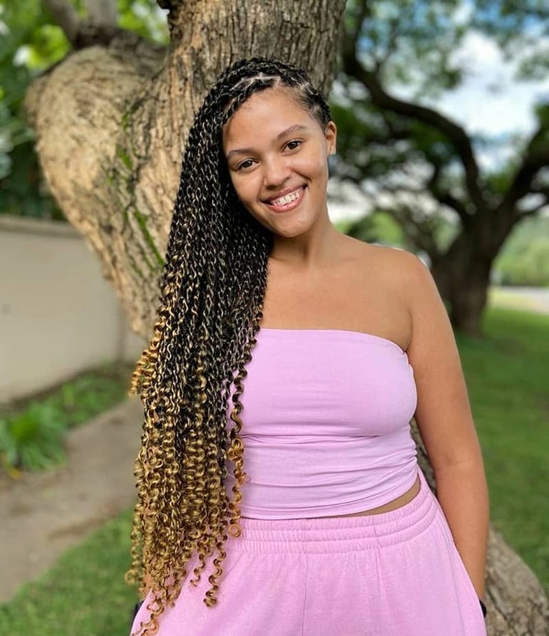Long passion Twists for Black Women
