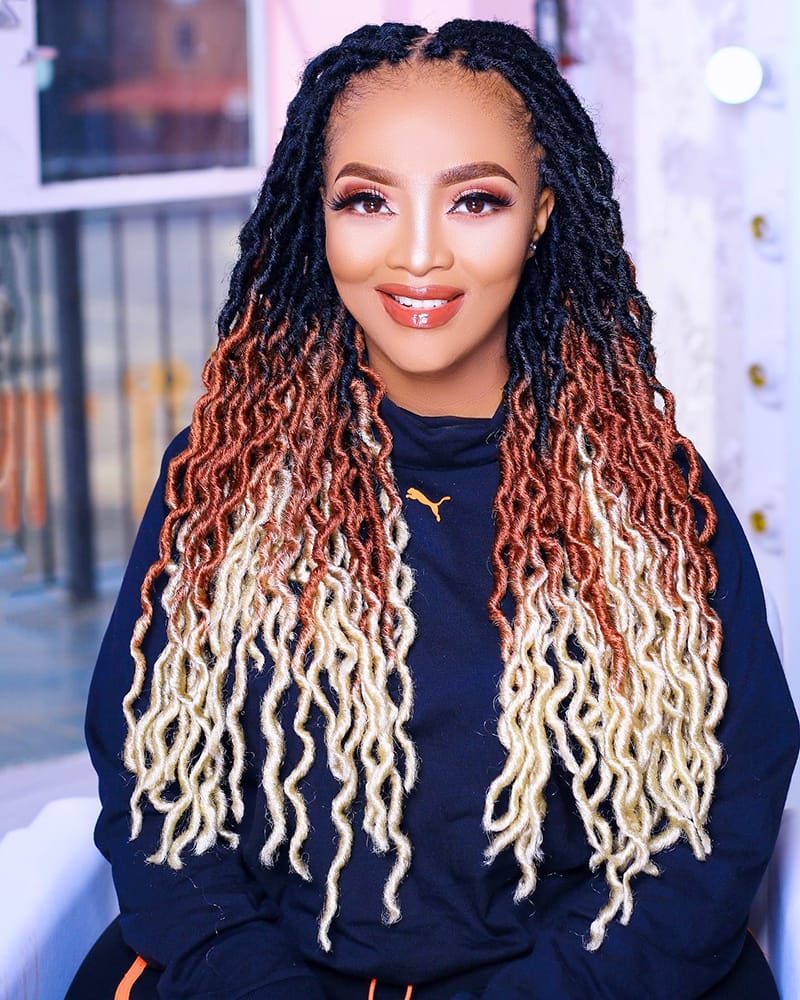 Multi-Colored Locs Styles