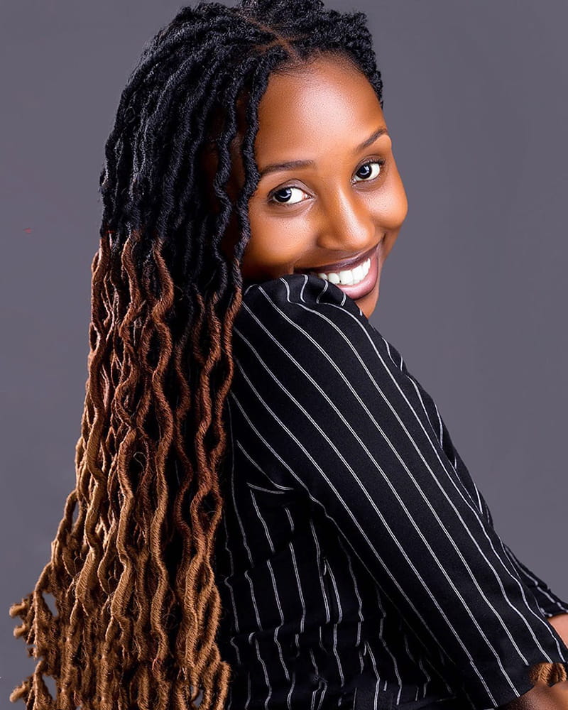 Multi-Colored Locs Styles