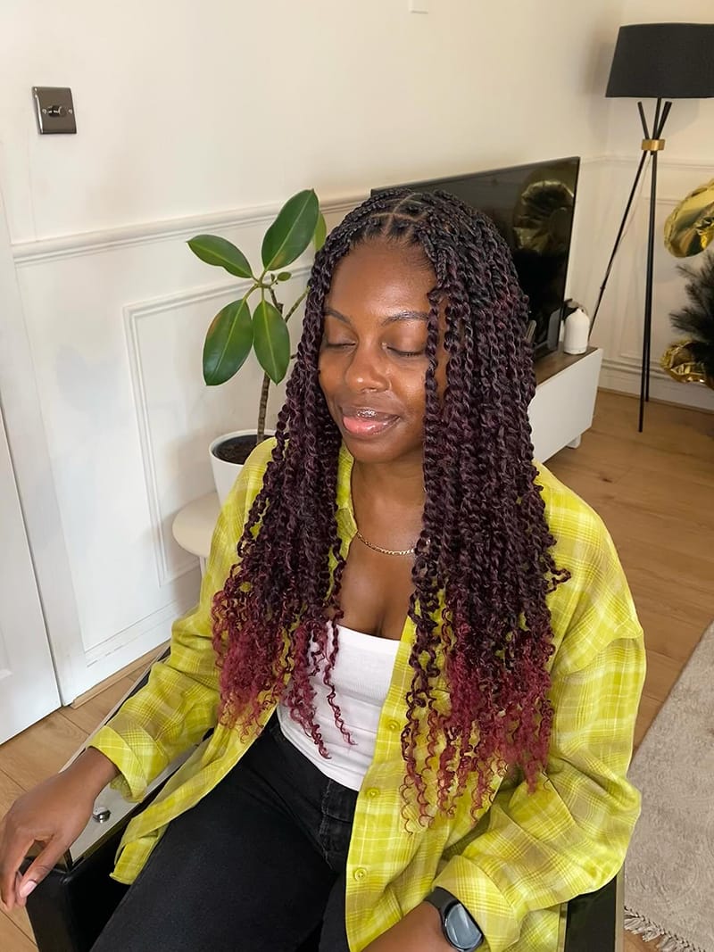 Multi-Colored Long Twists
