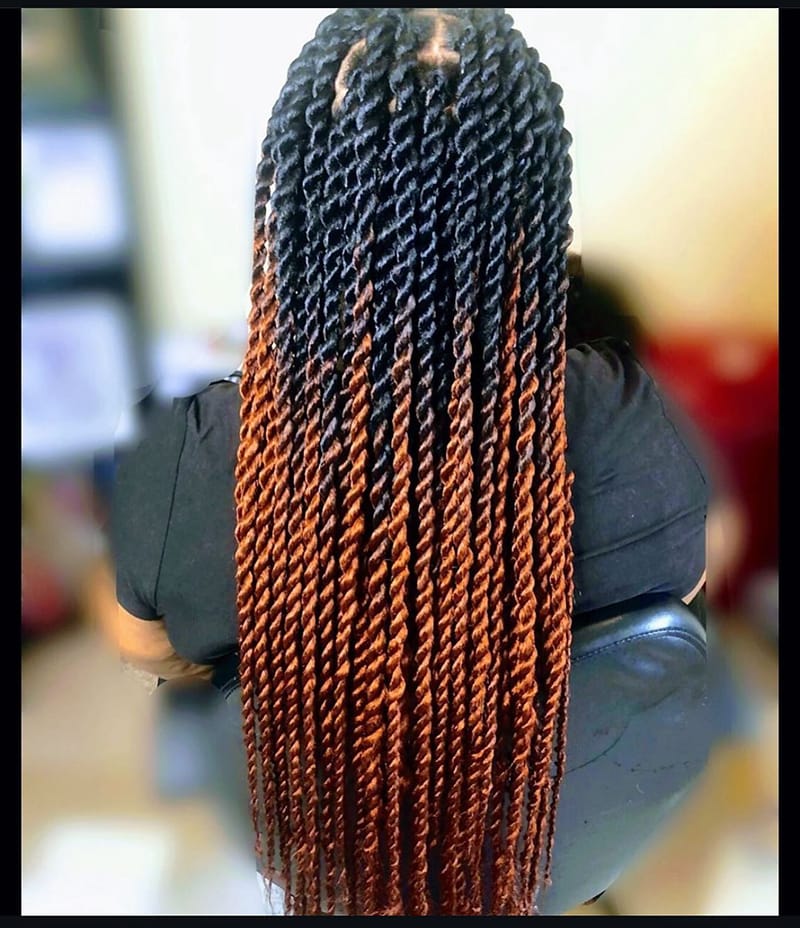 Multi-Colored Long Twists