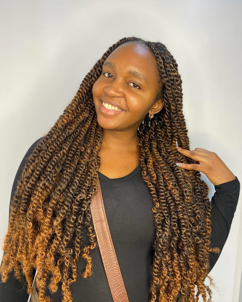 Multi-Colored Long Twists