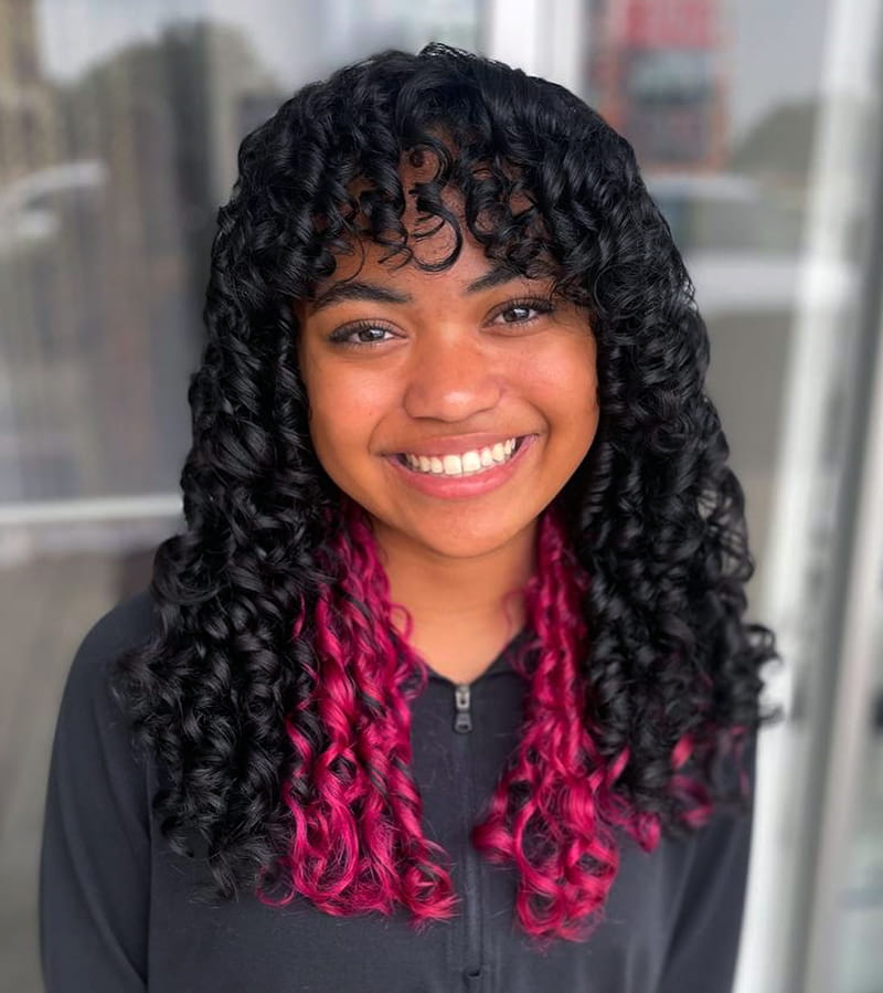 Peekaboo Curls for Your Birthday Hairstyles